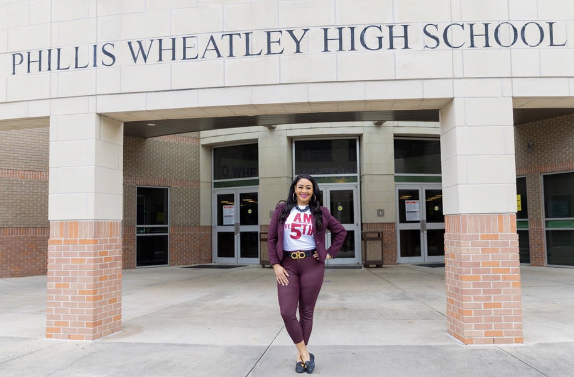 DrBDugas's tweet photo. The photos from the “Life in the Nickel Documentary” are in &amp; here are just a few! It was truly an honor to be interviewed for the documentary and allow them to see me working in my purpose at Wheatley High School! Can’t wait for the project to be screened at the Deluxe Theatre! https://t.co/akdjUiYqGc