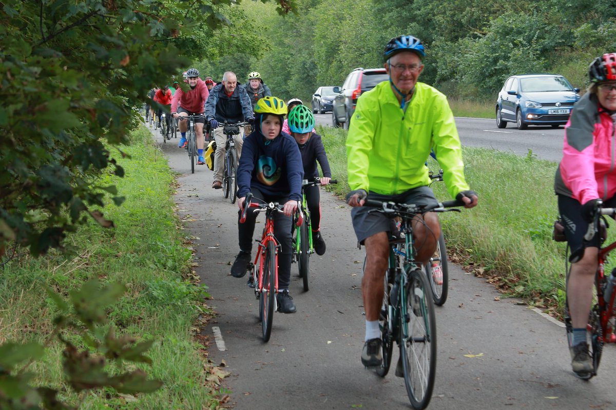 camcyclefest's tweet photo. The @a10cycle Awareness Ride is back in collaboration with @camcycle! 

Departs Trumpington P&amp;R, Sunday 25 Sept, 10am, to ride to Phillimore Garden Centre for refreshments. 

Melbourn Greenway officers have been invited – do share your ideas &amp; concerns.

https://t.co/8lKDZNqZfC https://t.co/2sh5N34Ncg