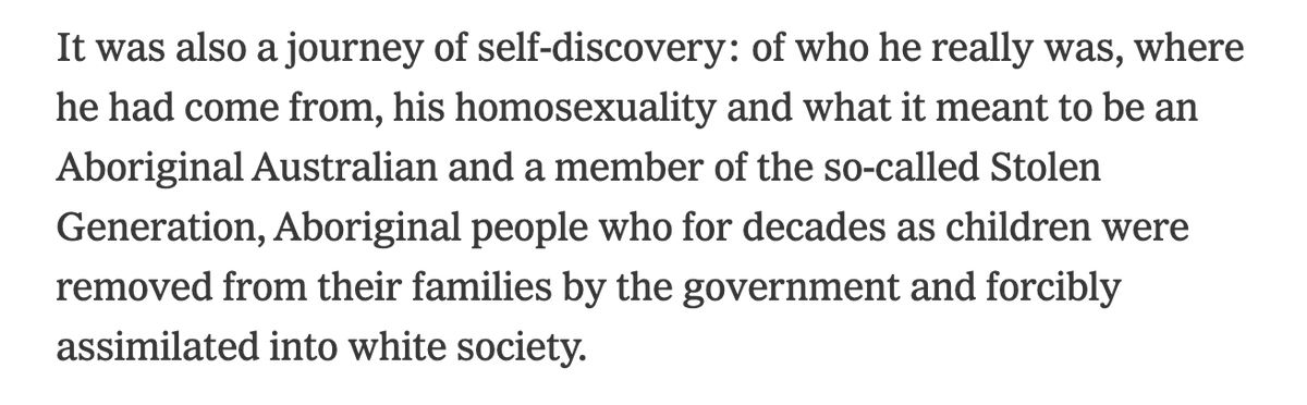 omarsakrpoet's tweet photo. @nytimesarts Okay I've now read the whole piece and what the hell is going on here with the "so-called" Stolen Generation? What reason @nytimesarts @natashamfrost do you have to be so dismissive and disrespectful about the nomenclature for a genocidal policy that caused staggering harm? https://t.co/OWOFfFFVeA