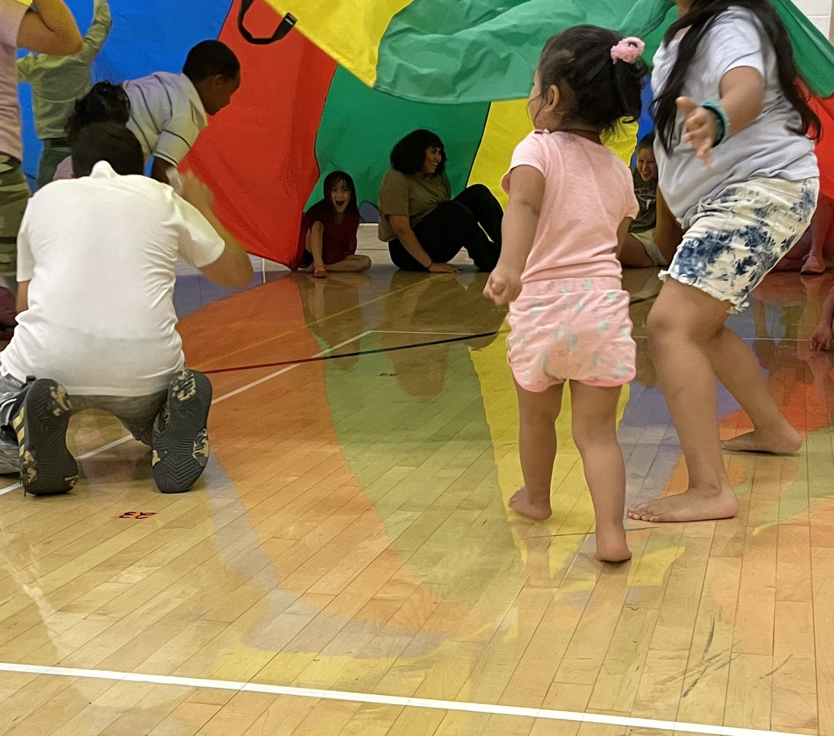 Multilingual Family Night is a blast! NHS students entertain children in the gym <a href="/pennmanor/">Penn Manor SD</a>