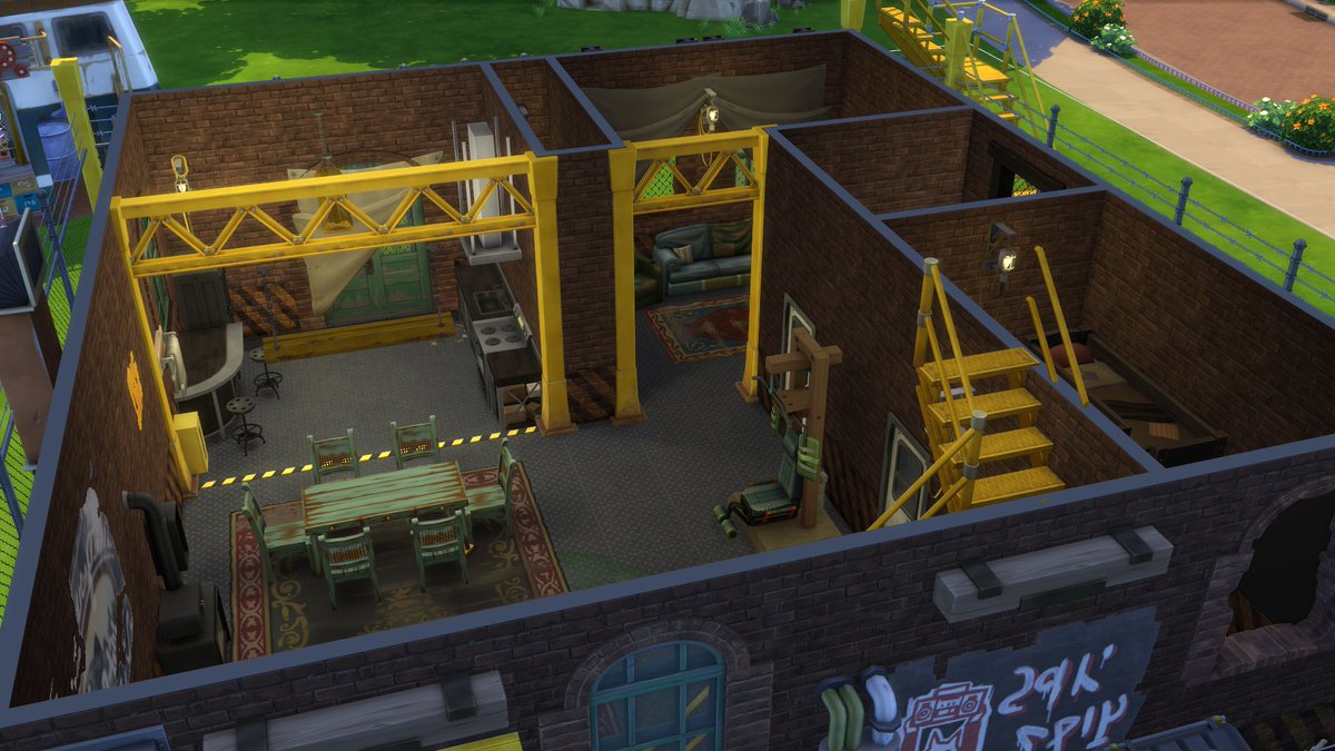 ImpySmodge's tweet photo. I did another (very different) #FixedForSemaj shell challenge - Industrial abandoned factory/Werewolves' Lair. Sleeps up to 8 (including baby & toddler).
@JamesTurnerYT #ImpySmodge #ShowUsYourBuilds https://t.co/0iCzWJKu7C