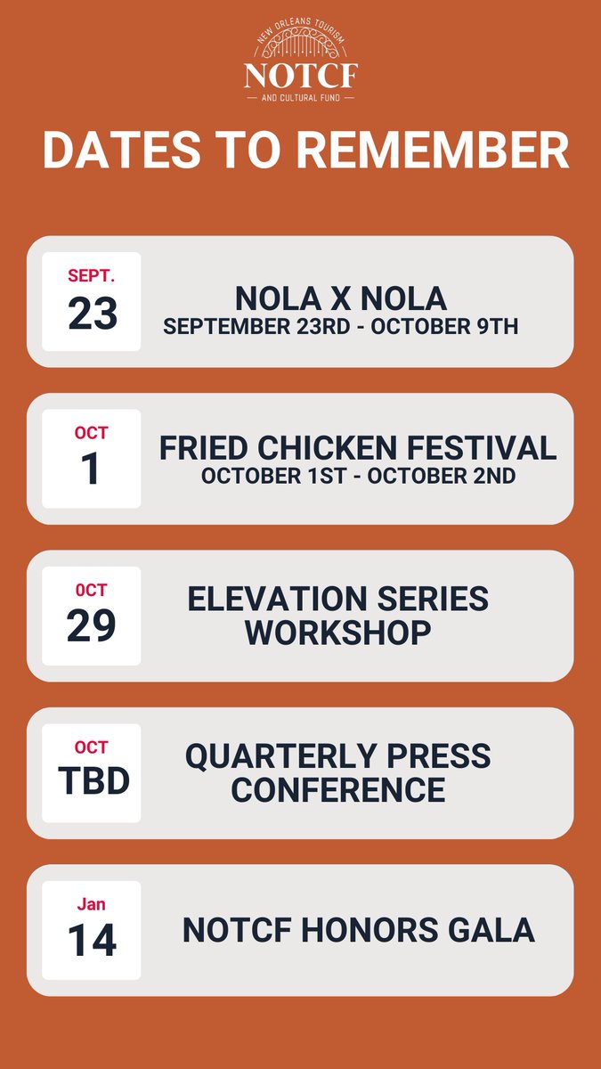 New Orleans Tourism and Cultural Fund tweet media