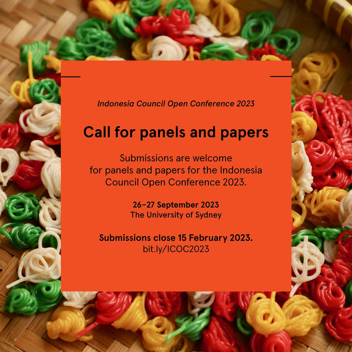 📢 CFP | Indonesia Council Open Conference 2023: Indonesia 25 Years On
In 2023, we mark a quarter-century of Indonesia’s abrupt rejection of authoritarianism in May 1998. But what does Indonesia look like now? #ICOC2023 @IndoCouncil
👉 buff.ly/3CEu2DA