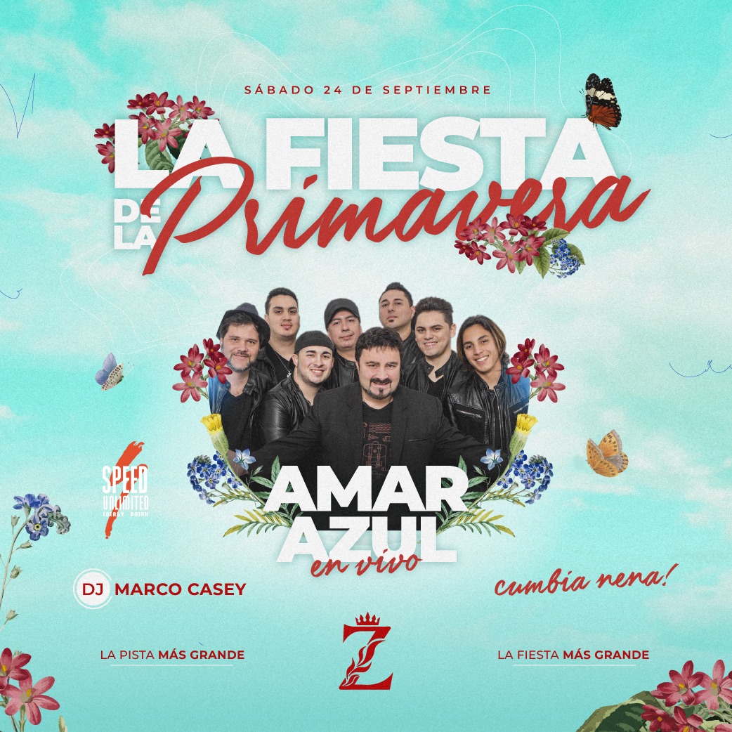 ❤️‍🔥 FIESTA DE LA PRIMAVERA ❤️‍🔥
A bailar junto a #AmarAzul
CUMBIA NENA