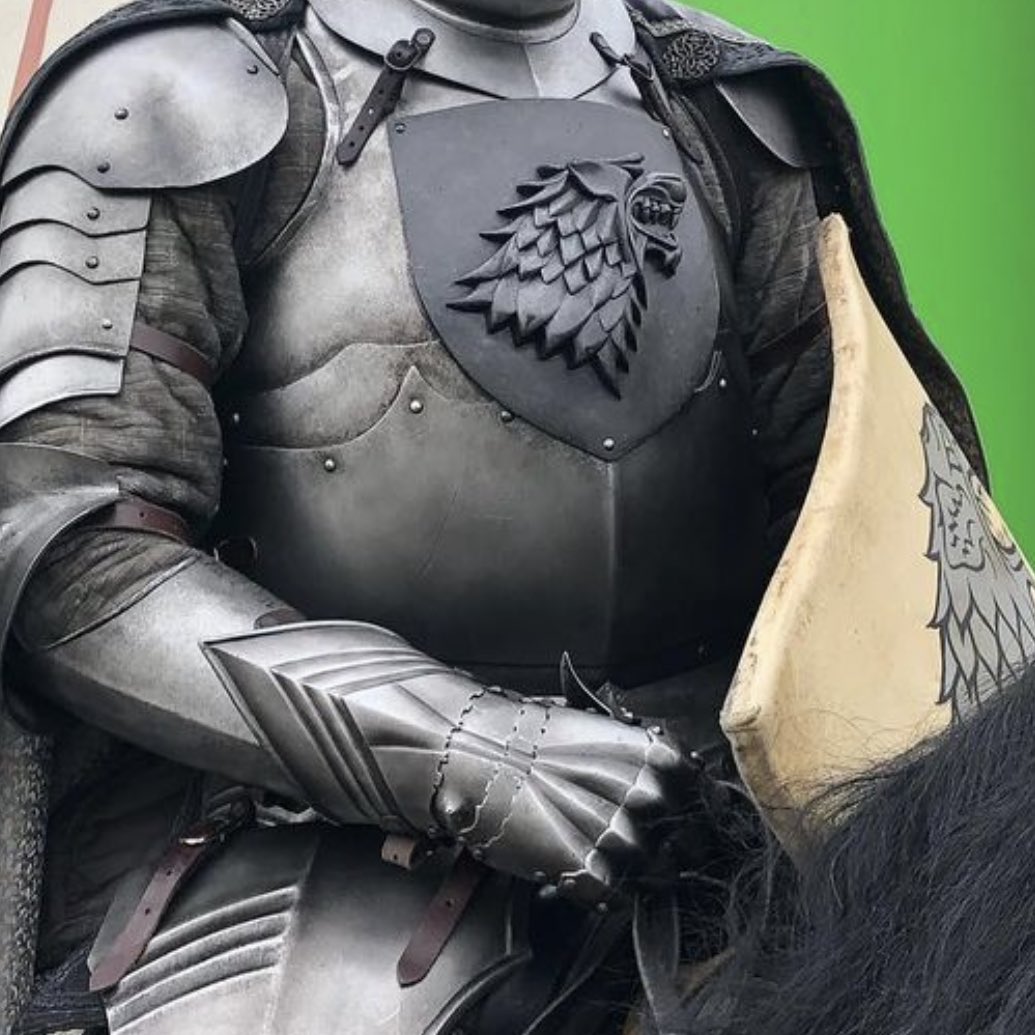 House Of The Dragon Source on Twitter "Detailed look at the House Stark armor from the 