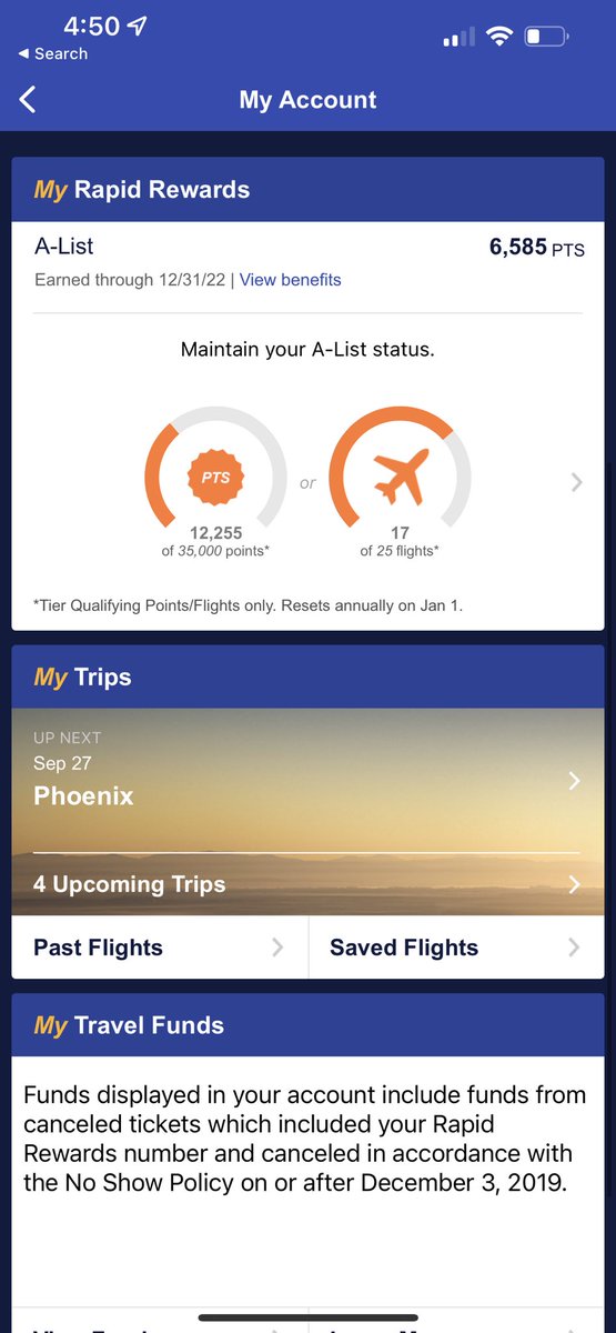 gorquiz's tweet photo. @SouthwestAir Almost there! 4 flights booked need 4 more! https://t.co/5ANDOpvexA