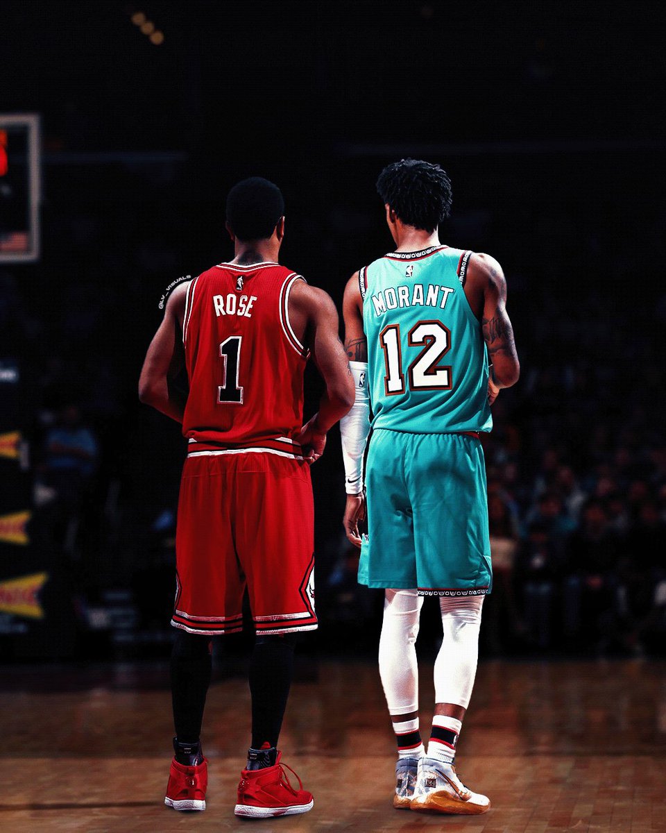 BolWrld's tweet photo. Ja Morant is Miles Clear of Bulls Derrick Rose https://t.co/6JjwqDn1YG