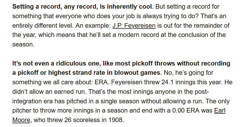 CGRichards81's tweet image. A Pointer sets an MLB record!