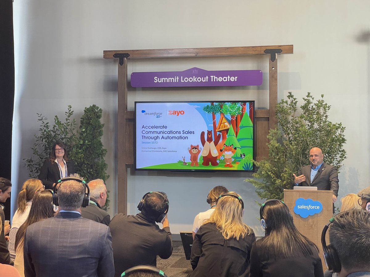 ExecFatherhood's tweet photo. What a great day at #DF22! 

Had the honor to speak with @GinnaRaahauge about how automation is helping CSPs drive up sales productivity. Thanks to all who joined and looking forward to what’s in store the rest of the week. https://t.co/OP2whglDzq