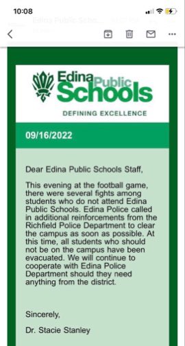 EdinaParents4's tweet photo. @MattyOkner @heather_edelson @drscottjensen The school didn’t claim the kids….so… https://t.co/NYZX7A8JzT