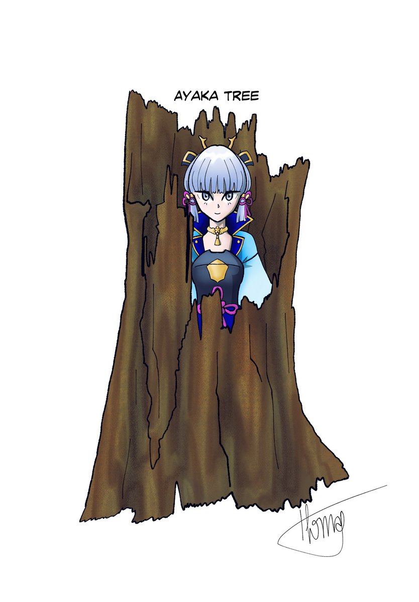 _Smolwhale's tweet photo. Ayaka tree

#GenshinImpact #ayaka #fanart https://t.co/HpBxNHw2tN