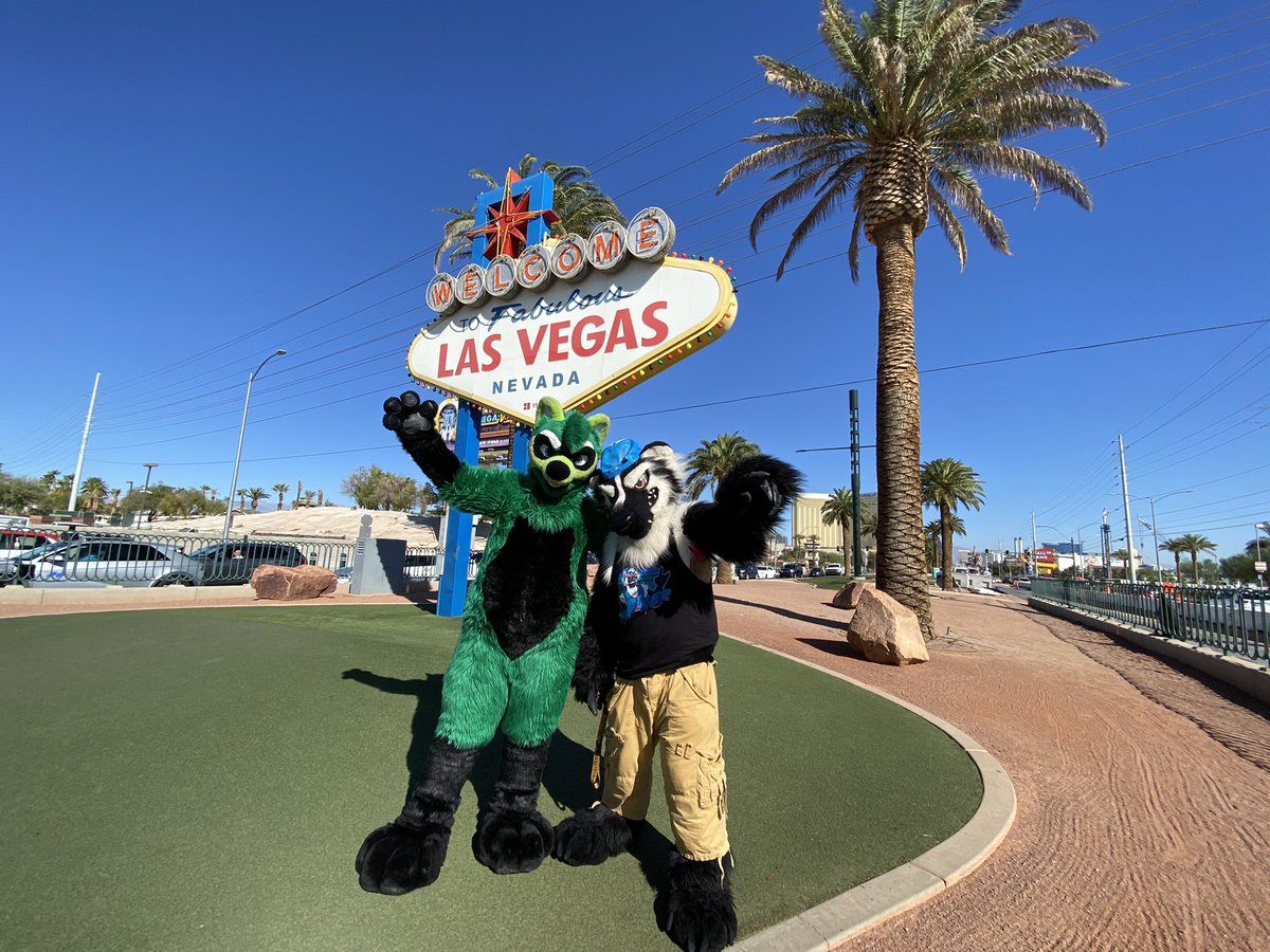 RadTalkinRex's tweet photo. Hello from Sin City!

#furry #furryfandom #fursuit #fursuiter #fursona #LasVegas #vegasstrip #travel #traveling #crosscountry https://t.co/ZKSLqVm1bT