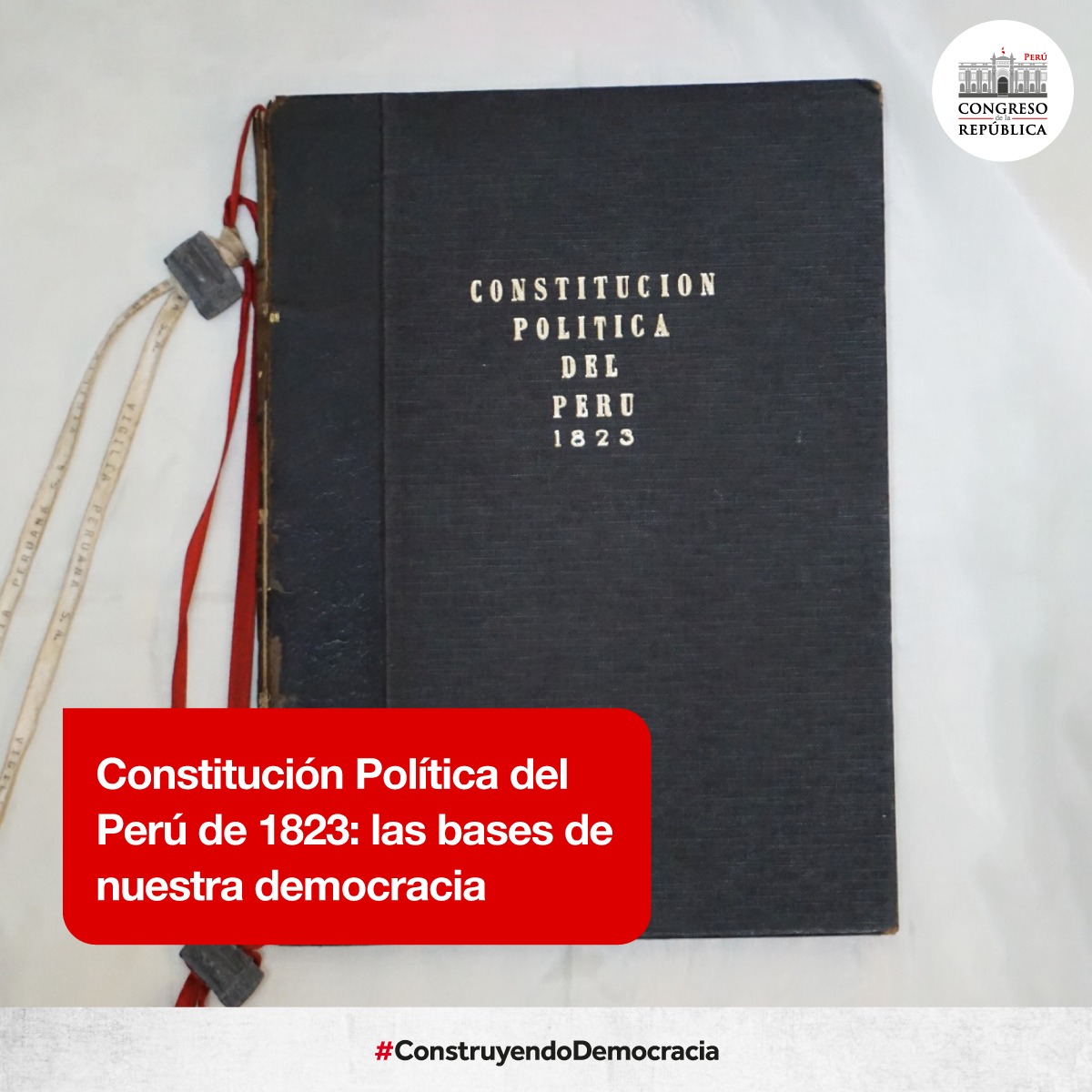ConstruyendoDemocracia l La Constitución Política del Perú de 1823 fue ConstruyendoDemocracia l La Constitución Política del Perú de 1823 fue