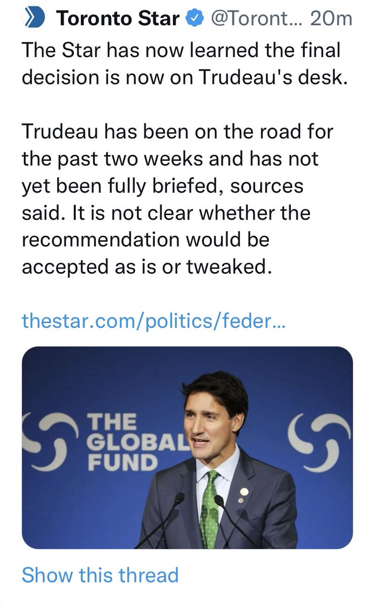 canmericanized's tweet image. JUST OUT: As Canadians stand ready to partake in mass civil disobedience Oct 1st, Torstar reporting Cabinet committee unanimously recommending Feds lift border measures. The matter is on Trudeau’s desk and awaits his decision. 

Keep the pressure up 🇨🇦 
* Retweet *

#ArriveCAN