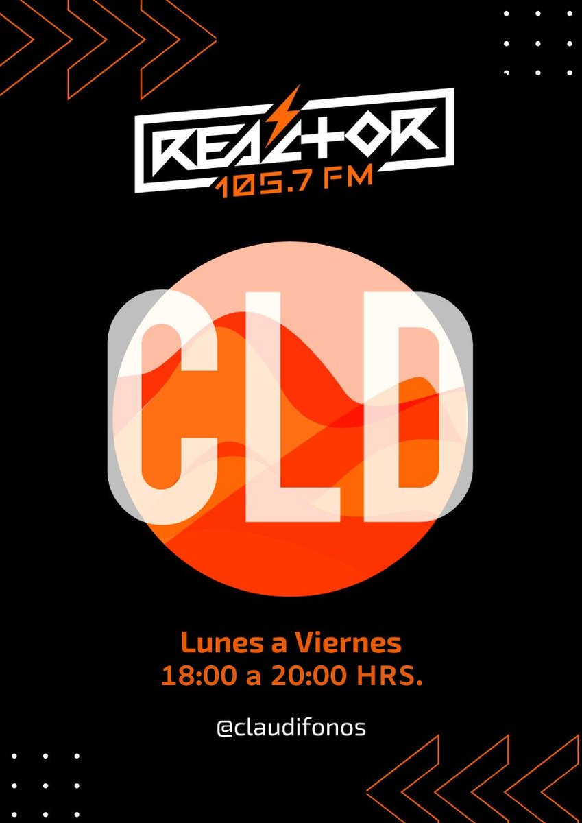 Reactor105's tweet photo. Las sorpresas no terminan aún. Sintonicen esta entrega de #Claudicamos que tendremos regalos con @claudifonos y entrevista con @adanjodorowsky para platicarnos del show que dará este próximo sábado 🤩🤩 https://t.co/zJthKC6Oxz