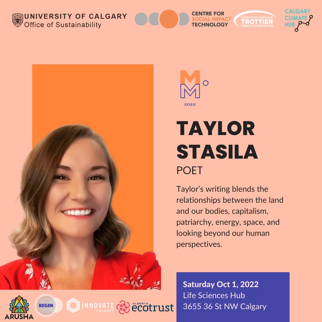 Taylor Stasila is an up-and-coming writer based in Calgary, Alberta. Taylor has always had a deep love for the outdoors and the environment, listen to her at the Moving Mountains Confluence!
@wildwordscreative

Register Here: 
regenerationsociety.ca/moving-mountai…