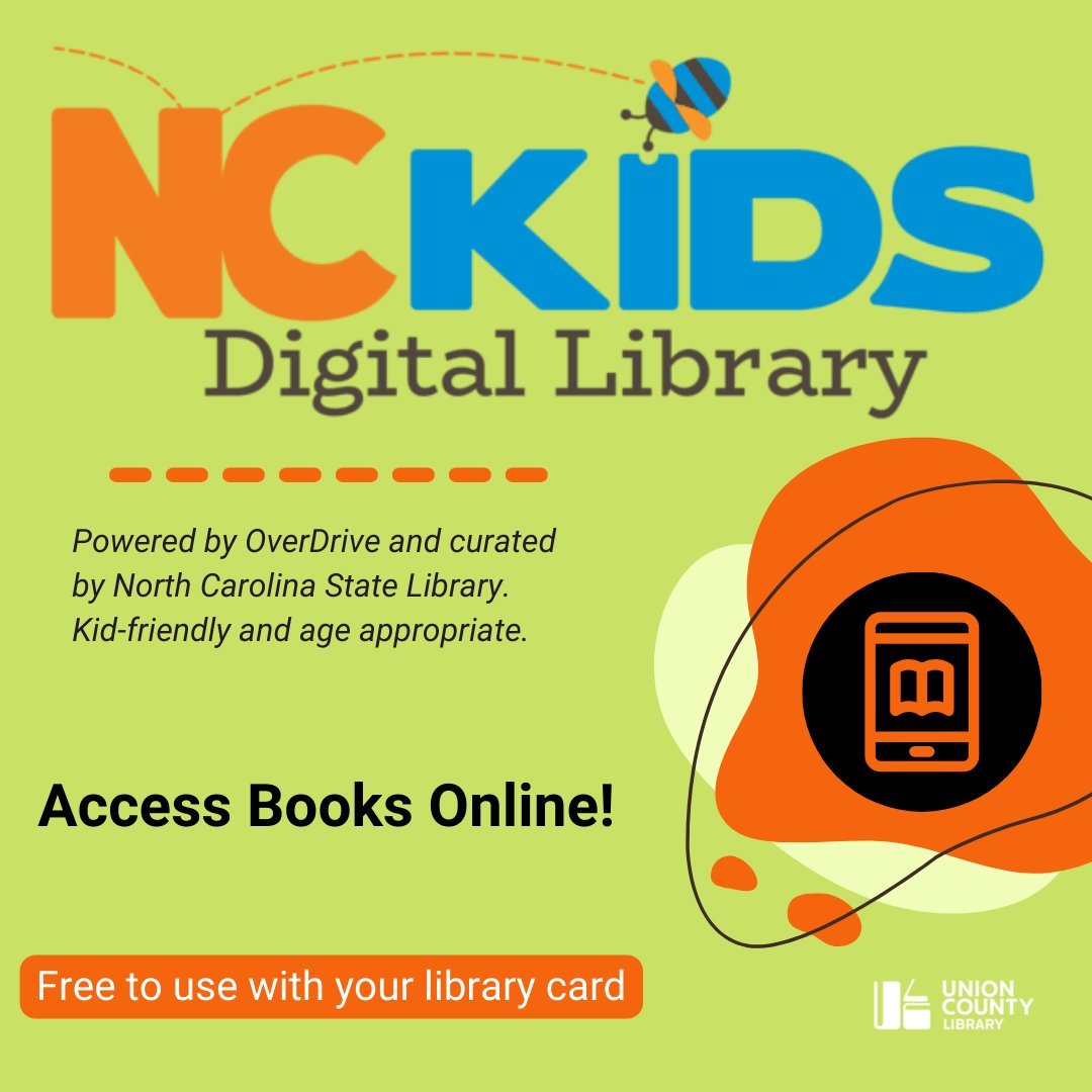 UCPLNC's tweet photo. For #LibraryCardSignUpMonth we're highlighting all the things you can do with your library card. Check out our NCKids Digital Library where you can find kid-friendly and age appropriate eBooks! https://t.co/mc8k3hbNmL #slnc https://t.co/STIqv7eLQ3