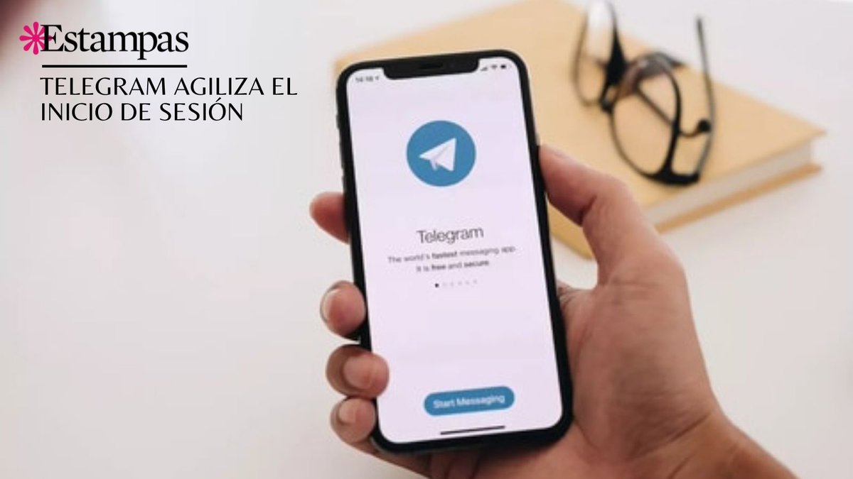 Estampas's tweet photo. #Estampas | Telegram ha actualizado su app de mensajería homónima con un nuevo inicio de sesión más ágil a través de un código, que los usuarios pueden recibir vía correo electrónico u optar el inicio de sesión con Apple o con Google. #RedesSociale https://t.co/kJLmVEt7uV