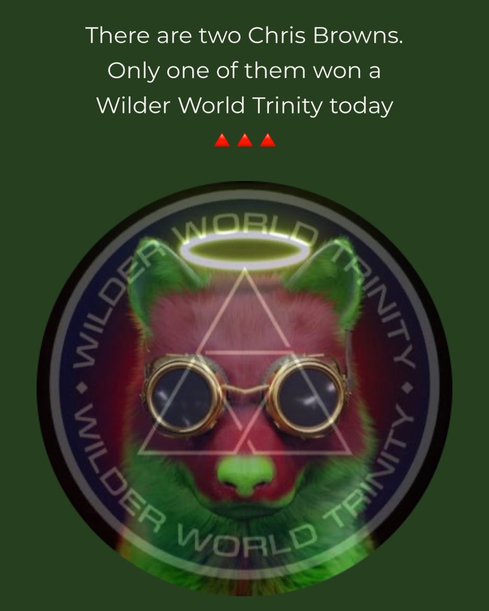 All Facts @WilderWorld 🔺🔺🔺

#TrinitySeason #WilderMeme