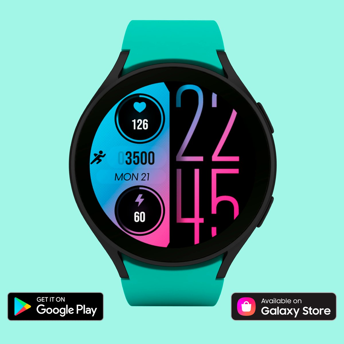 SamsungGearWF's tweet photo. Galaxy Store -> https://t.co/abyBeFA2ew
Google Play > https://t.co/klCi4VxhOR 
Facer edition -> https://t.co/ATN1Yzdea8 

*Note: If Google Play shows a message "Incompatible device", open the link from the internet search engine on PC or mobile and install the watchface from it. https://t.co/yntVd8py3K