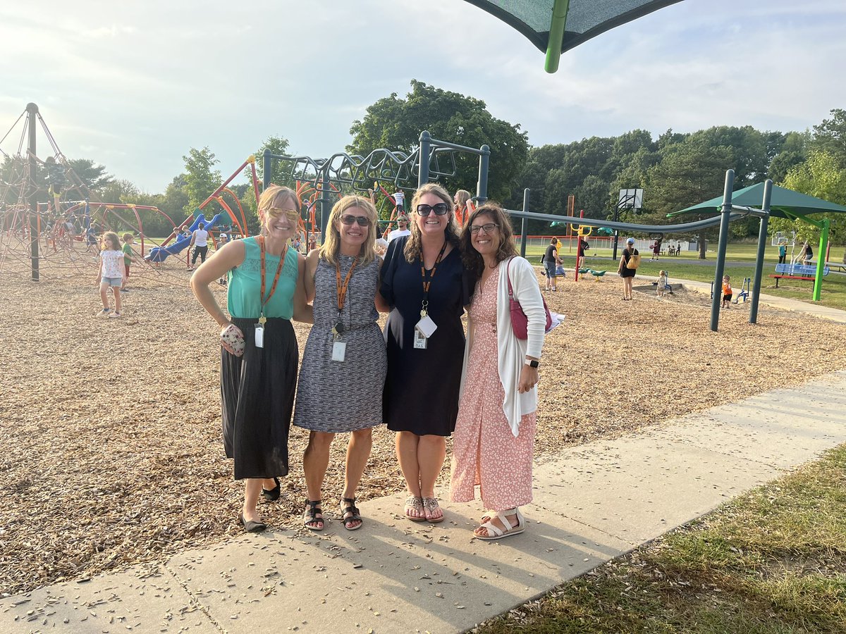 What a beautiful night for “Popsicles on the Playground!” Grateful for our amazing PTO for organizing events that bring out <a href="/SpencerElem/">The Amazing Spencer Elementary</a> families together. #roadrunners #lastdayofsummer