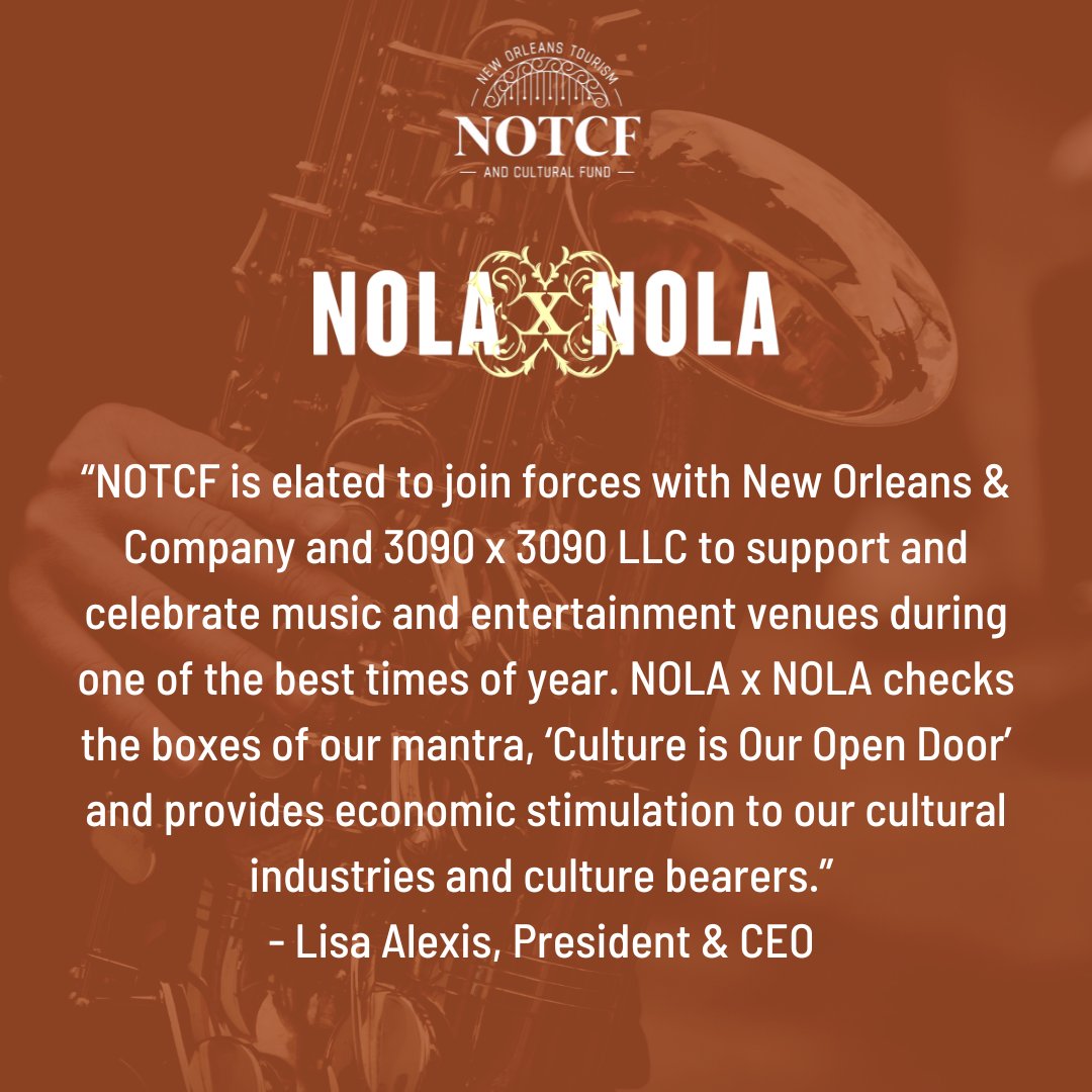 New Orleans Tourism and Cultural Fund tweet media