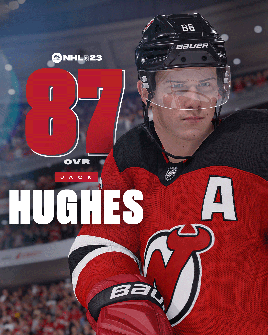 EA SPORTS NHL on Twitter "Agree or disagree with an 87 OVR for
