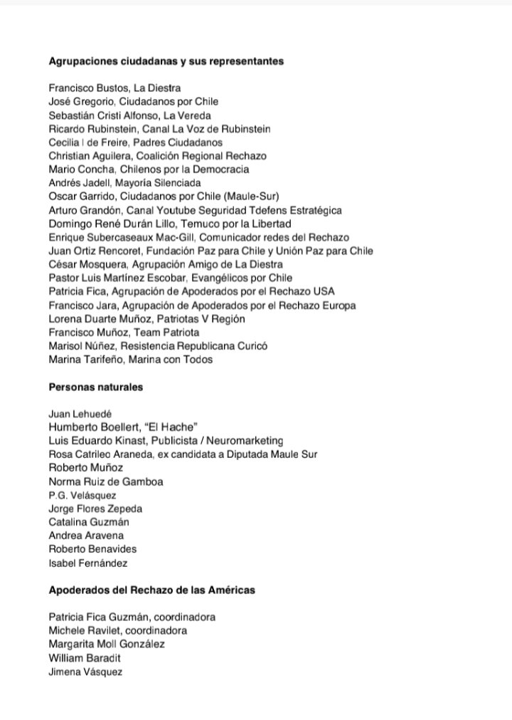 Francis25830521's tweet photo. Acá les dejo la declaración pública de las organizaciones sociales  civiles del Rechazo que nos oponemos a la cocina de Chilevamos.

Les pido que nos ayuden a difundir, y se mantengan alertas a las manifestaciones y acciones a que llamaremos.

#ChileNoCaerá 
#sueltenLaGuarifaifa https://t.co/G3E8A2zdg2