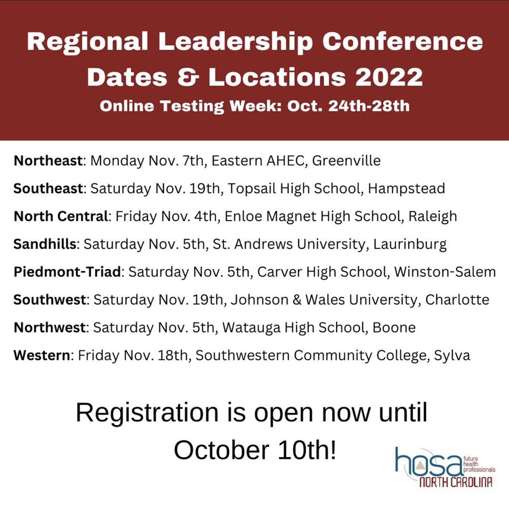 Watauga Co. MS HOSA tweet media