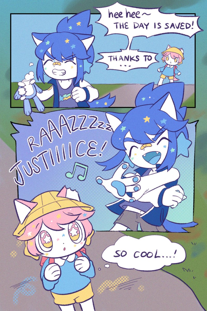 (2/2) I hope you enjoyed the very first nyacaron mini story! Please let me know who your favorite character is! ;w;