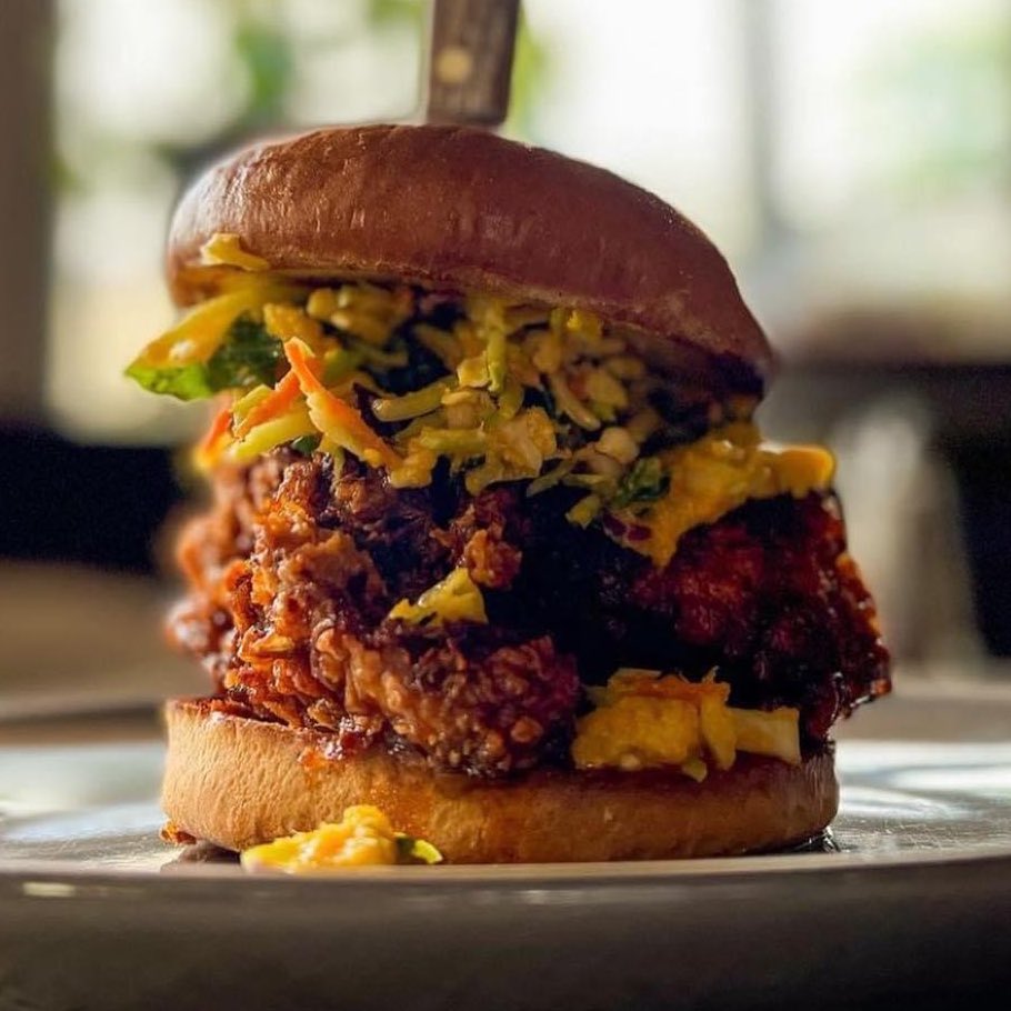 FriedCHCKNFest's tweet photo. The battle for best fried chicken sandwich commences in just 10 days and counting! See below for just some of our new and returning contestants putting their hats in the ring for #FCF2022 https://t.co/vRAg1qfN5m