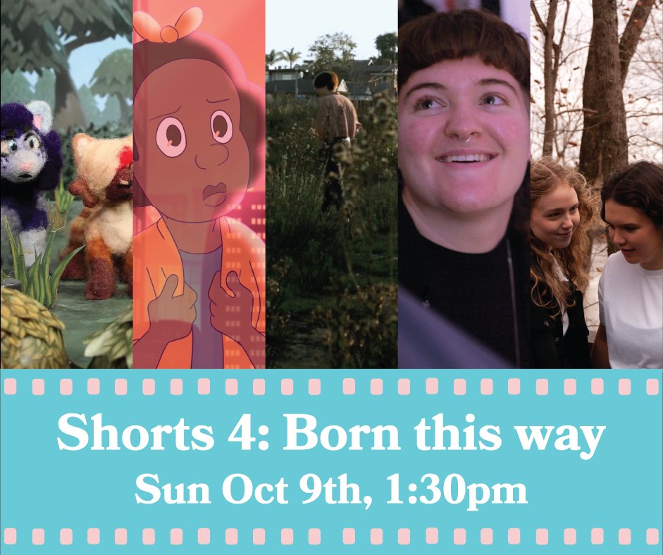 FliptheScriptMN's tweet image. Being yourself can be a scary journey but with the support of friends, family and community, we can shine brighter than we ever imagined.
SHORTS 4: Born this way screens Oct 9th at 1:30PM, and online Oct 7–9 at #FSF2022