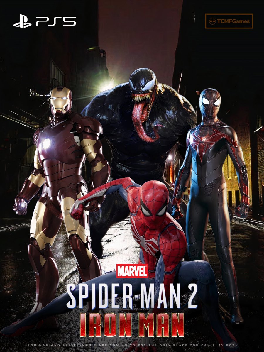 RT @TCMF2: Only place you can play both Spider-Man 2 and Iron Man 

- PS5 | PlayStation https://t.co/0odCHeS576