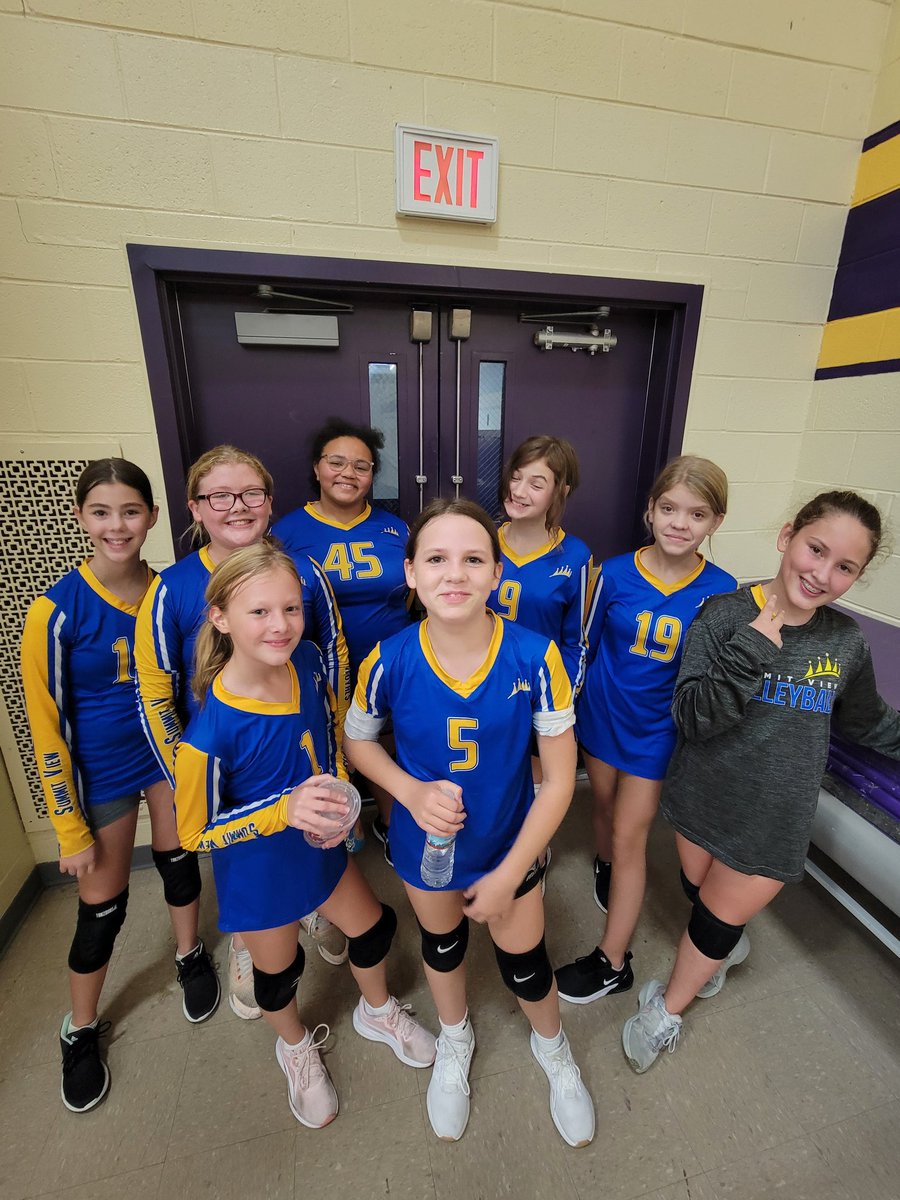 These 6th Grade Lady Royals took a win over Campbell County 🐫tonight!👸👑🏐 <a href="/SVAExplorers/">SVA Team Explorers</a> <a href="/ChallengersSva/">SVA Team Challengers</a> <a href="/SVAROYALATHLETE/">Mike Nachazel</a> <a href="/SummitViewAcad/">SVA Principal</a> <a href="/MrRechtin/">Ross Rechtin</a> #BeRoyal #BuiltToLast