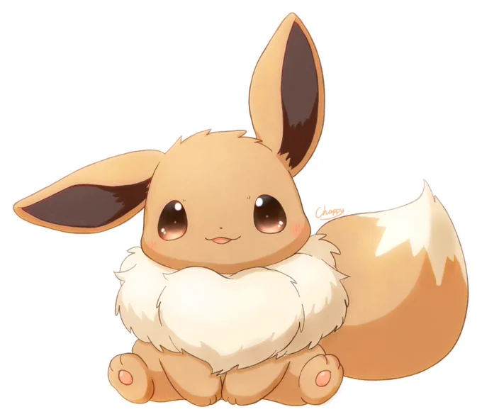 おすわりイーブイ 