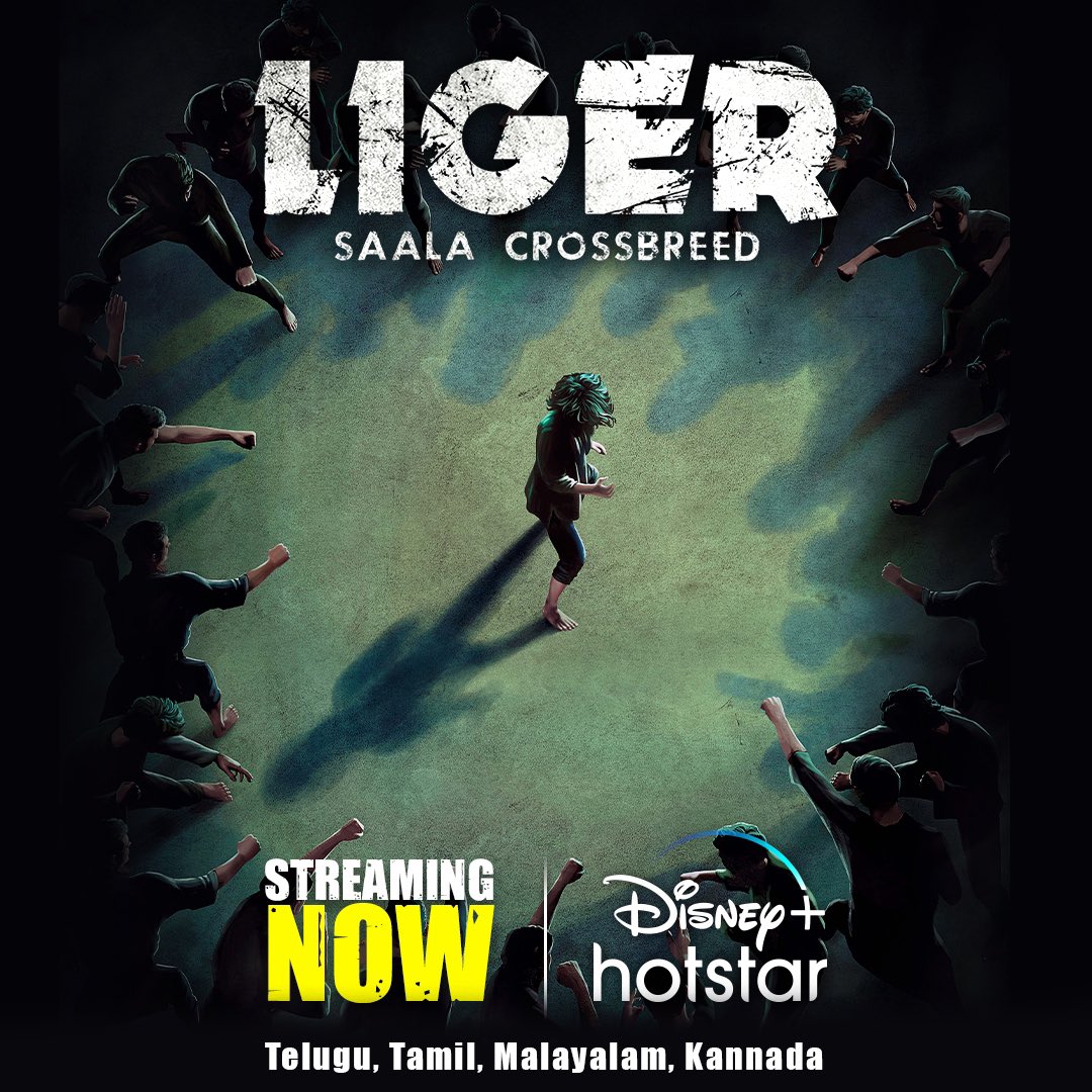 Charmmeofficial's tweet photo. #LigerOnHotstar Streaming Now 
▶️ https://t.co/i7BNyvtx9J

#LIGER @TheDeverakonda @ananyapandayy #PuriJagannadh @karanjohar @apoorvamehta18 @IamVishuReddy @DharmaMovies @PuriConnects https://t.co/DWVh8WMwjG