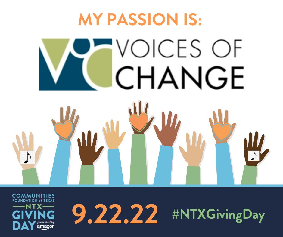 Voices of Change - 48th Concert Season, Young Composers Competition, new commissions, and educational projects with our amazing musicians. All our important work takes money, and your gift of $25 or more on #NTxGivingDay can help to make it all possible!
northtexasgivingday.org/voices-of-chan…