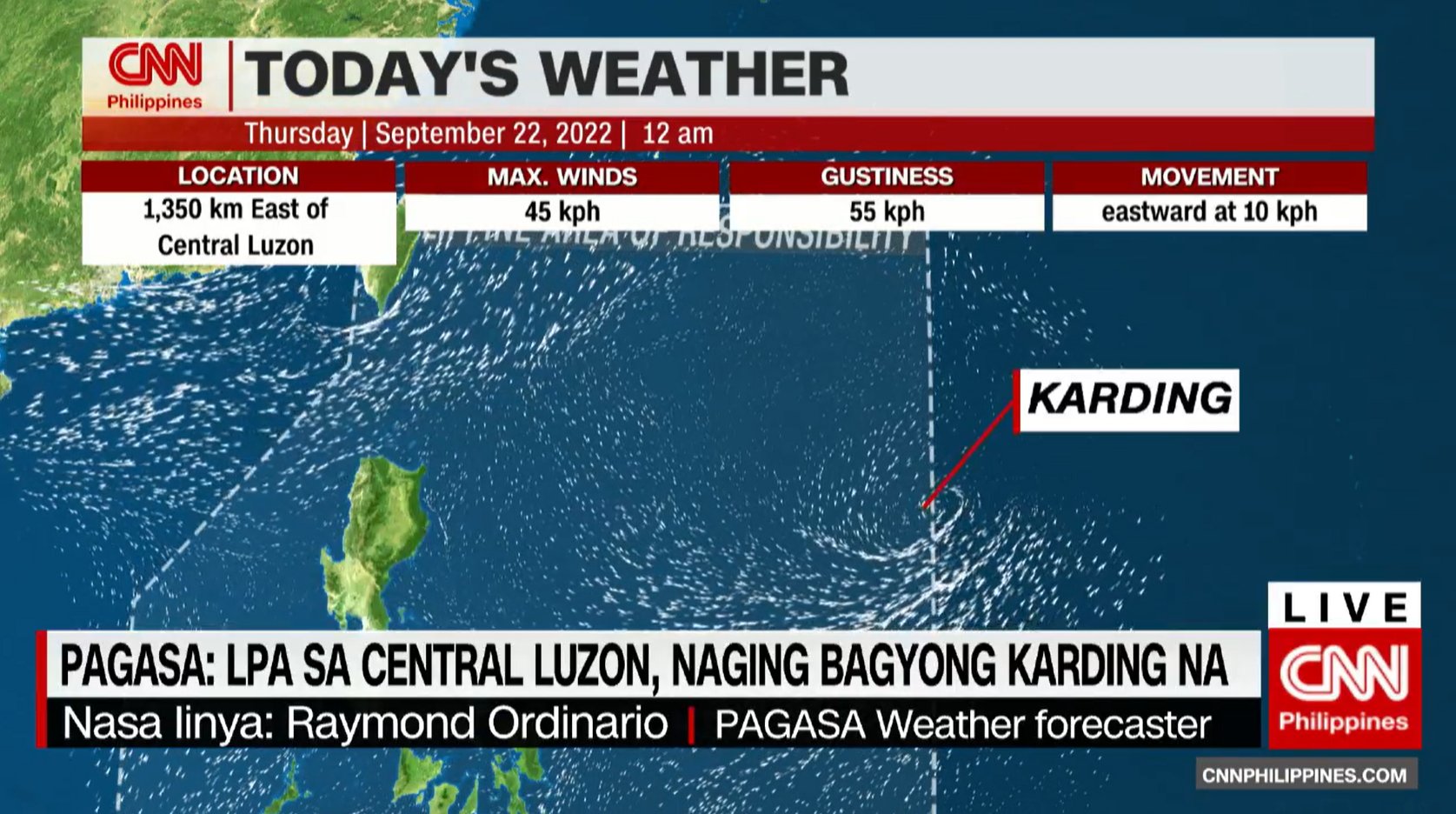 CNN Philippines on Twitter "PAGASA weather forecaster Raymond