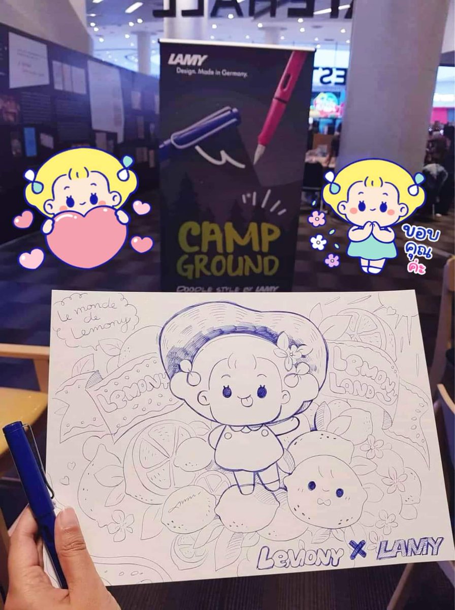 Alisajoong's tweet photo. LEMONY x LAMY
วาดเลโมนี่กับ LAMY 🍋🌸
ลงหมึกรวดเดียว
เพิ่งเคยใช้ครั้งแรกก็ติดใจเลยงับ #lemony
#LAMY #LamyThailand
#notjustapen #thinkingtools
#writinginstrument #LamySafari
#fountainpen #fountainpenlover
#DrawwithLamy #CreatewithLamy
#LamyInspire #วาดด้วยLAMY
@LAMYThailand https://t.co/yOFKX4DUTh