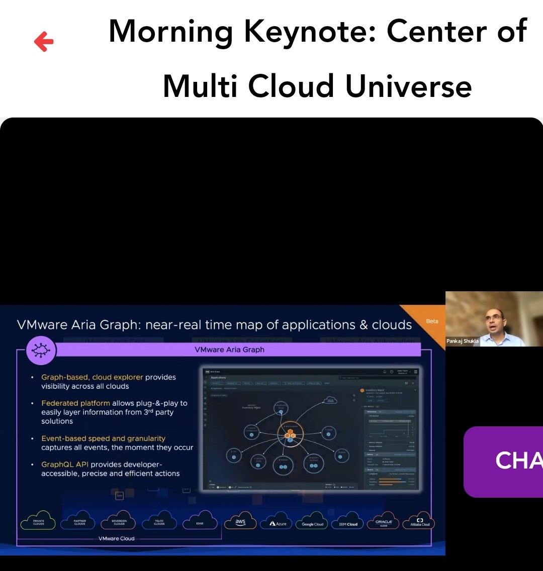sid_vmw's tweet photo. What a great start of the day with an amazing #keynote by #PankajShukla -Director Solution Engineering @VMwareIN on Hybrid/Multi-Cloud
@vmugpune #IndiaUsercon https://t.co/lGfglgMIQ3