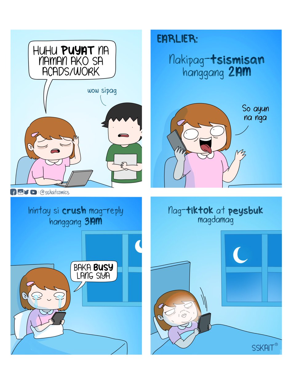 sskaitcomics's tweet photo. Bakit ka puyat ngayon my friend? 🤡😂 https://t.co/xPjXEKgxAx