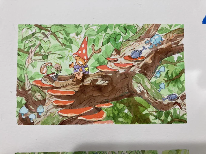 picking up a real brush feels insane 