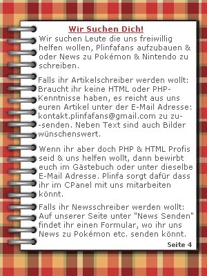 Entschuldigung, für die lange Abwesenheit auf Twitter &amp; Facebook, wir waren 2021 auf der Suche nach einem neuen Hoster &amp; sind mit Plinfafans auf Infinityfree umgezogen. Plinfafans könnt ihr jetzt unter https://plinfafans.epizy-com/index.php erreichen!