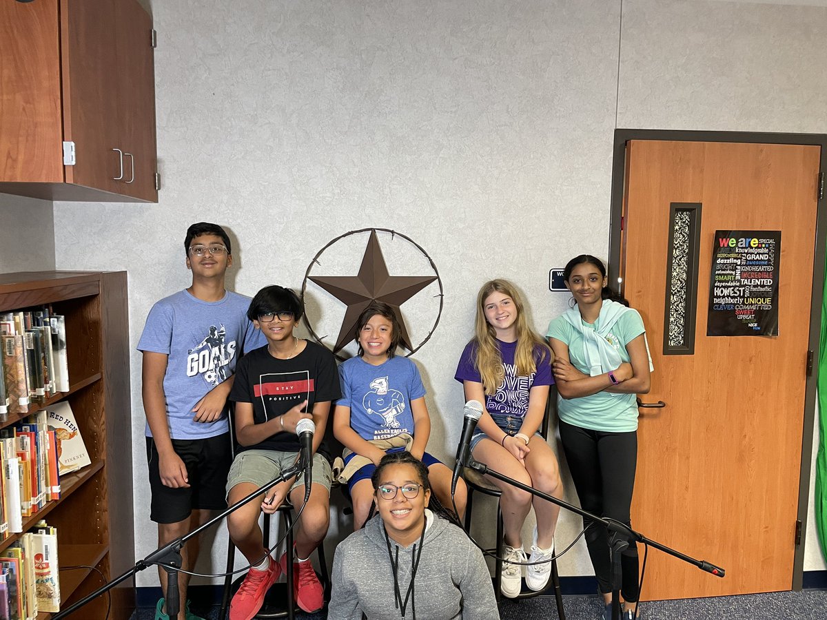 This news crew has done a great job delivering our morning announcements to our Lone Stars! They are enthusiastic, responsible and fun leaders!! They do it all!Keep shining! ⭐️🎥<a href="/LindseyElem/">Lindsey  Elementary</a>
