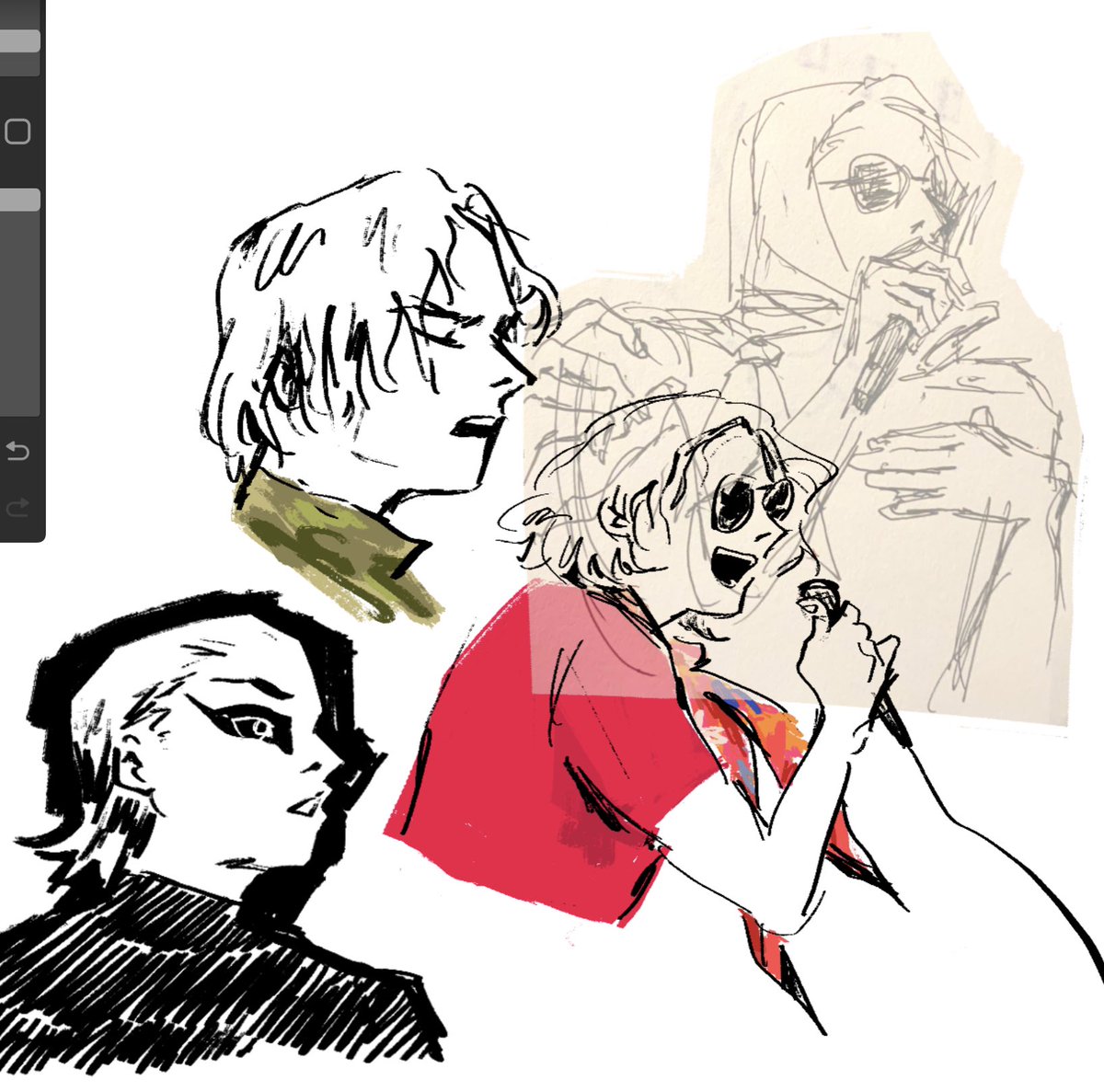 love letter to gerard side profile ❤️ #mcr #gerardway