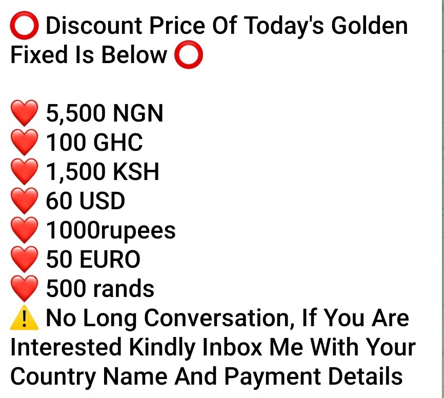 Fixedmatch09's tweet image. Pm if you interested 👇👇👇👇