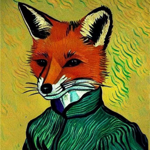 Fox in Van Gogh style #fox #aiart #style #vangogh #art #digital #love #fashion #photography #artistsoninstagram #vincentvangogh #digitalart #nature #bykerrylove #photooftheday #painting #artist #usa #neuralart #moma #travel #design #wildlife #kitty #instagood #nyc #marketing