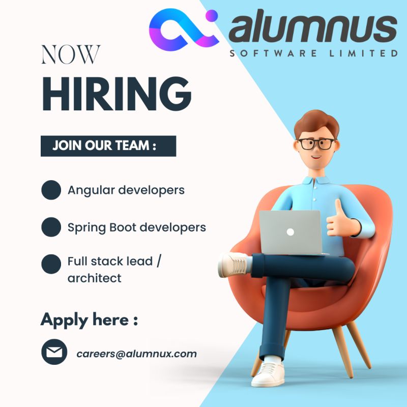 AlumnusSoftware's tweet photo. Exciting opportunities to build a cloud based Data and Analytics platform. Kolkata / Bengaluru / Remote locations available. Experience 3 to 10 years. #javadevelopers #springboot #angular #microservices #gcp #cloudcomputing #kafka https://t.co/zm5HfPGlmr