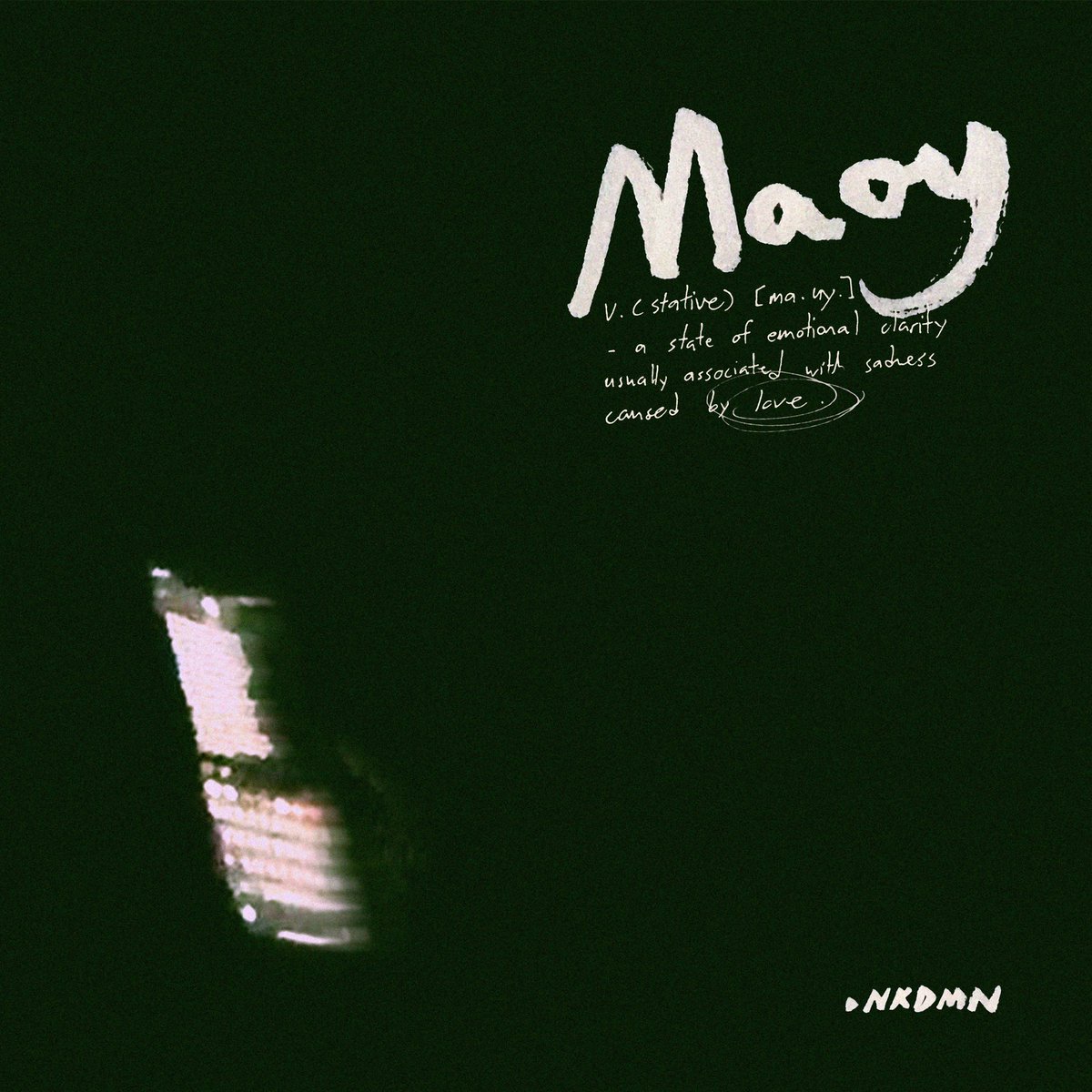 dotnkdmn's tweet photo. Maoy out now on all streaming platforms — a ballad on episodes of wishful thinking, regret, and old habits. Enjoy and thank you for the love!!! https://t.co/BZiWD33Ezc https://t.co/E5EH6goH6g