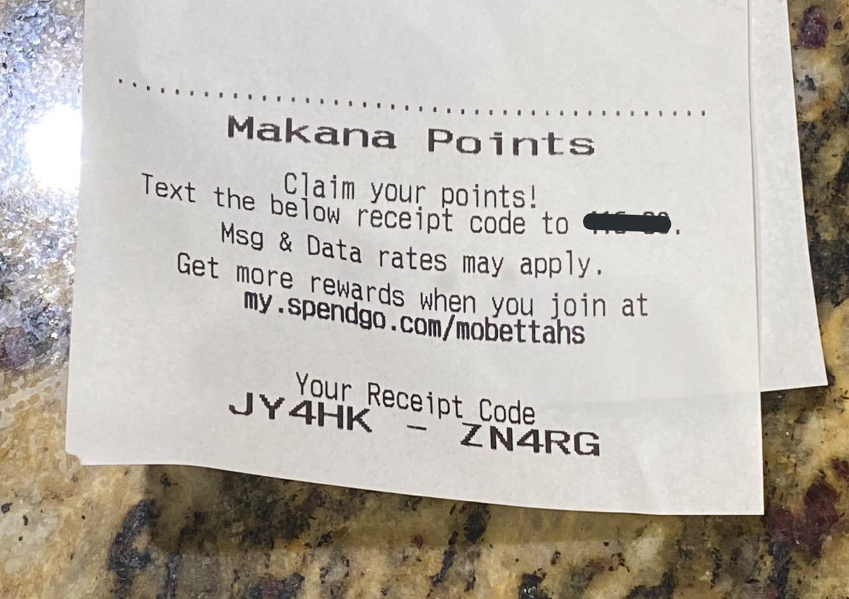 Restaurants in America literally giving out مكنة points the more you eat. Absolutely brilliant cross-cultural marketing.